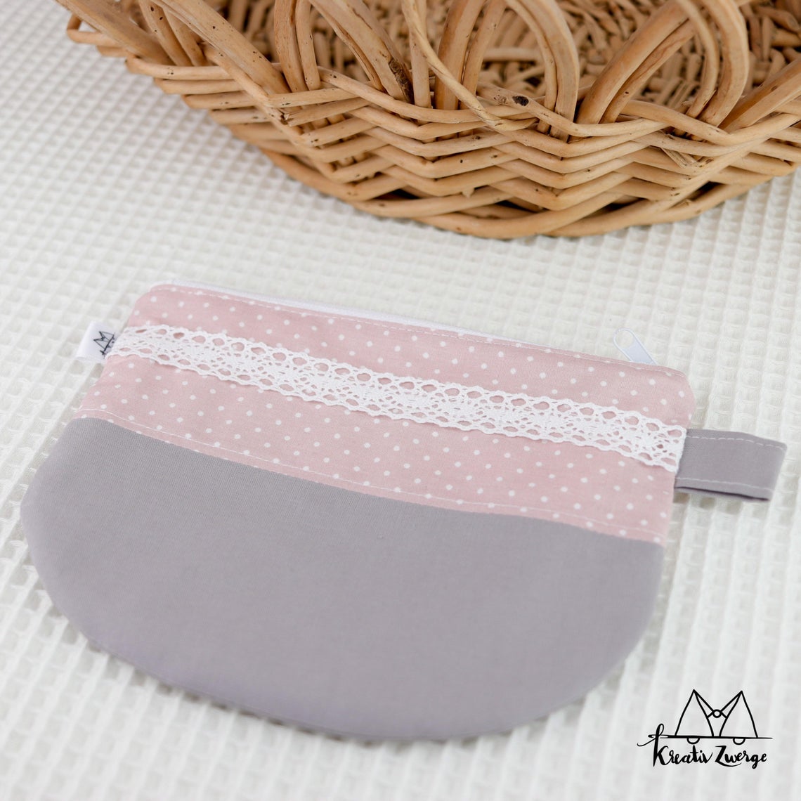 runde Kosmetiktasche – Bild 2