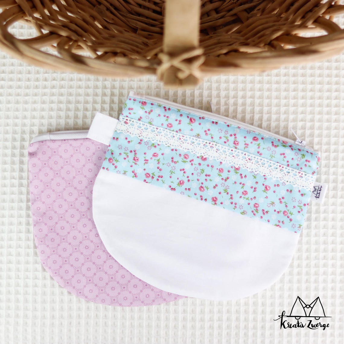 runde Kosmetiktasche – Bild 4