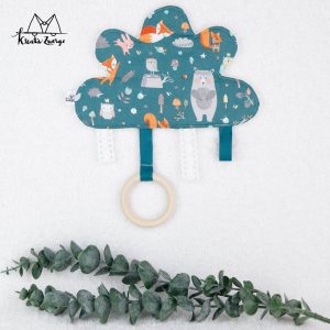 Knisterwolke aus Stoff mit Greifring